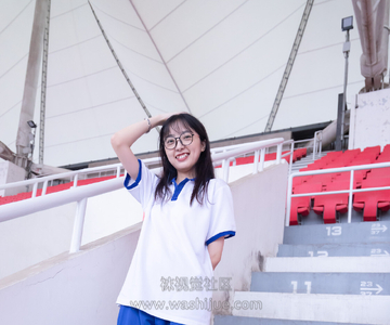 【袜啵啵】002期：稚予-校服、贝壳头、白棉袜、裸足